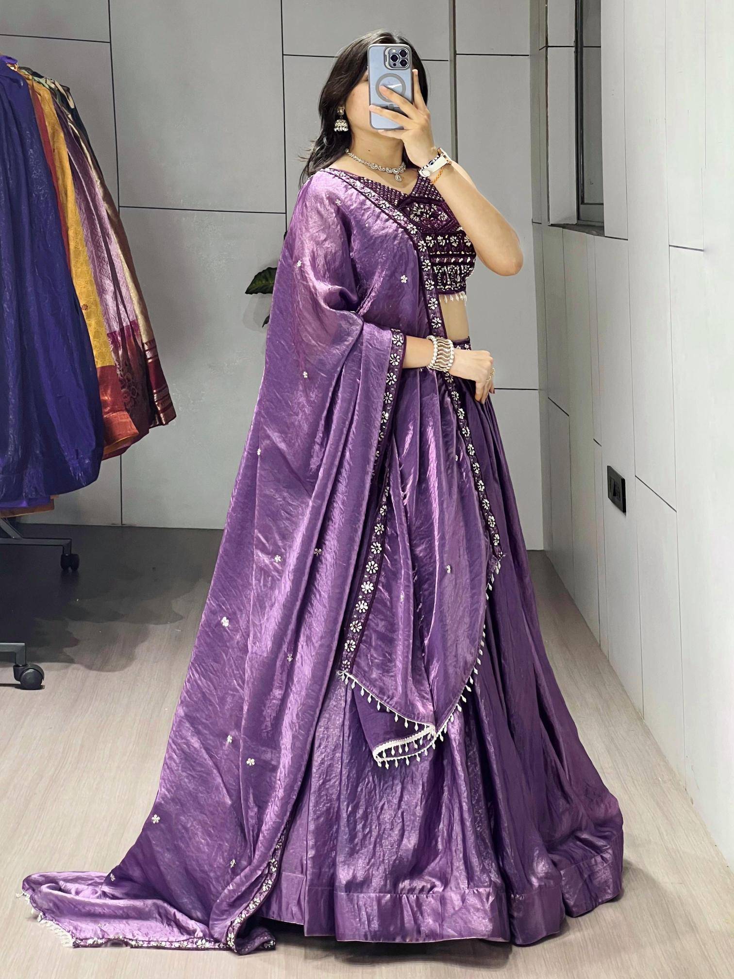 GRTN 8125 GRPPRPL Fendy Online shopping for lehenga choli in Ahmedabad